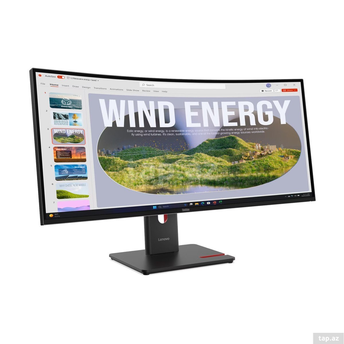 Monitor Lenovo ThinkVision T34wd-40 (64AEGAR1EU)
