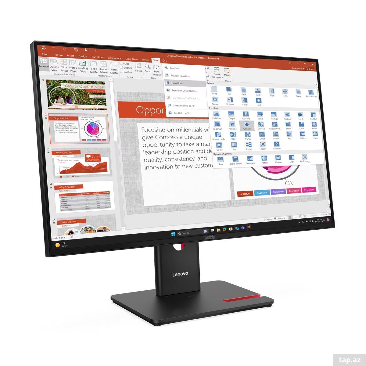Monitor Lenovo ThinkVision T27-40 (64A5MAR6EU)