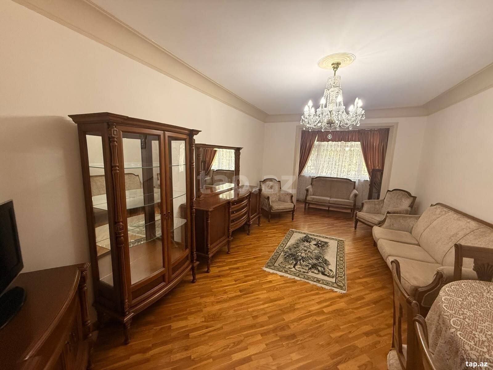 3-otaqlı mənzil kirayə verilir, N.Nərimanov m., 80 m²