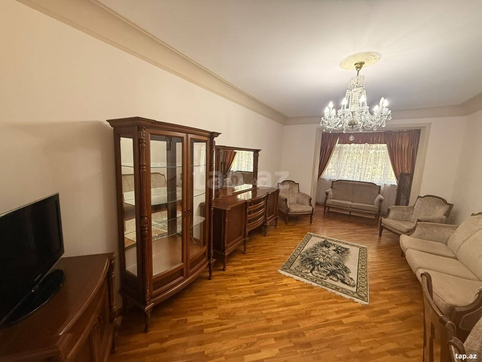 3-otaqlı mənzil kirayə verilir, N.Nərimanov m., 80 m²
