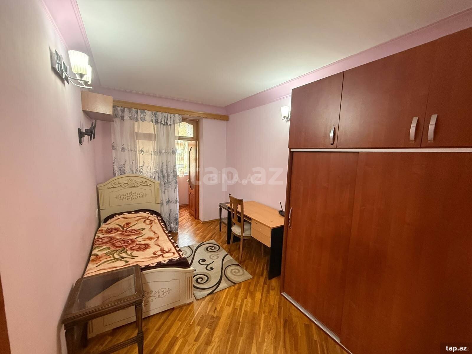 3-otaqlı mənzil kirayə verilir, N.Nərimanov m., 80 m²