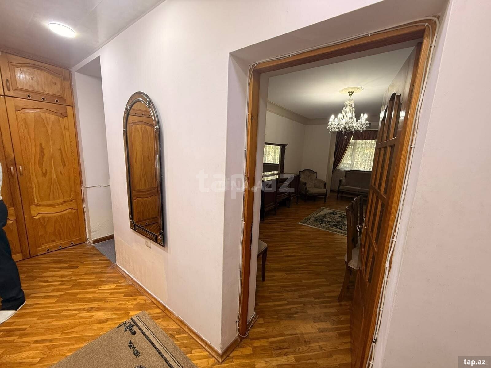 3-otaqlı mənzil kirayə verilir, N.Nərimanov m., 80 m²