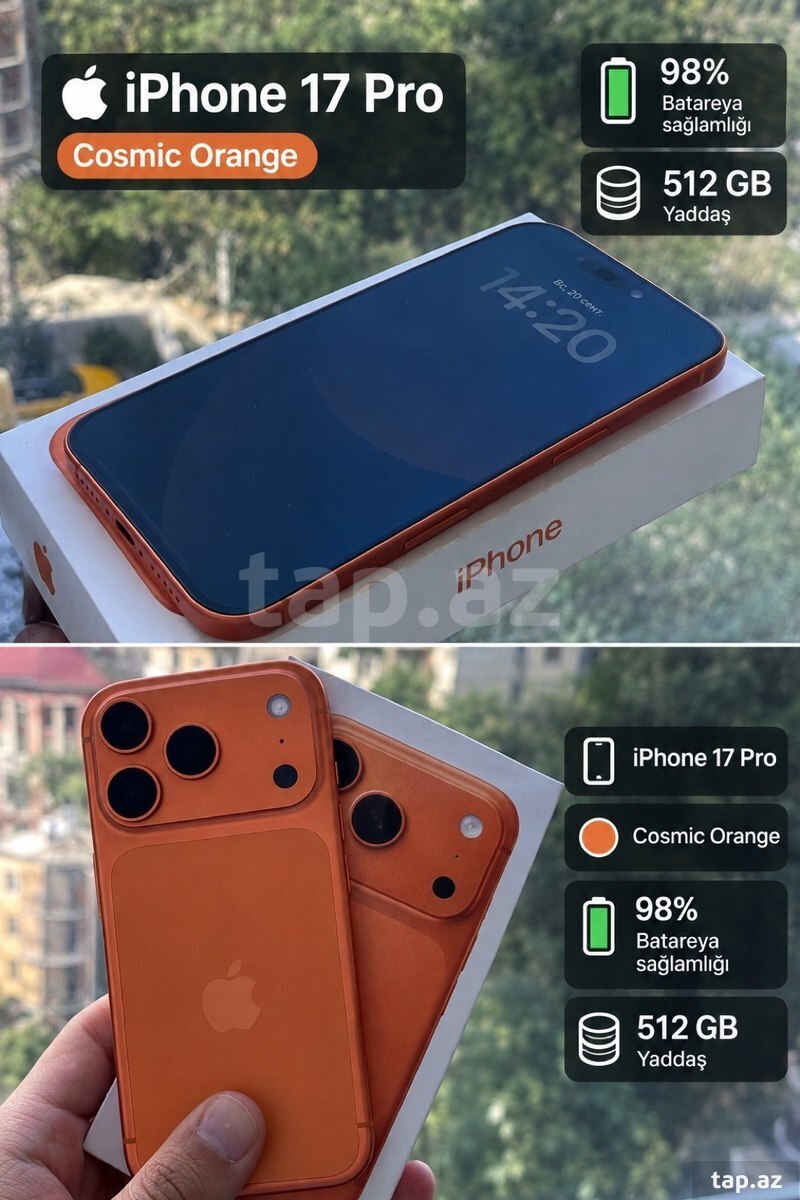 Apple iPhone 17 Pro Cosmic Orange 512GB/12GB