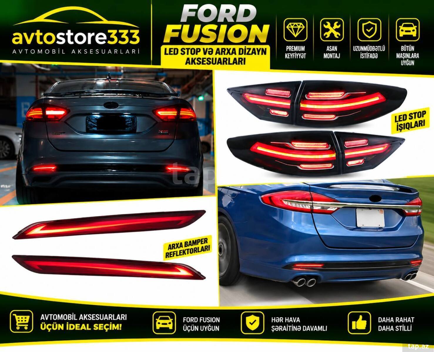 Ford Fusion LED əksetdirici stop işığı