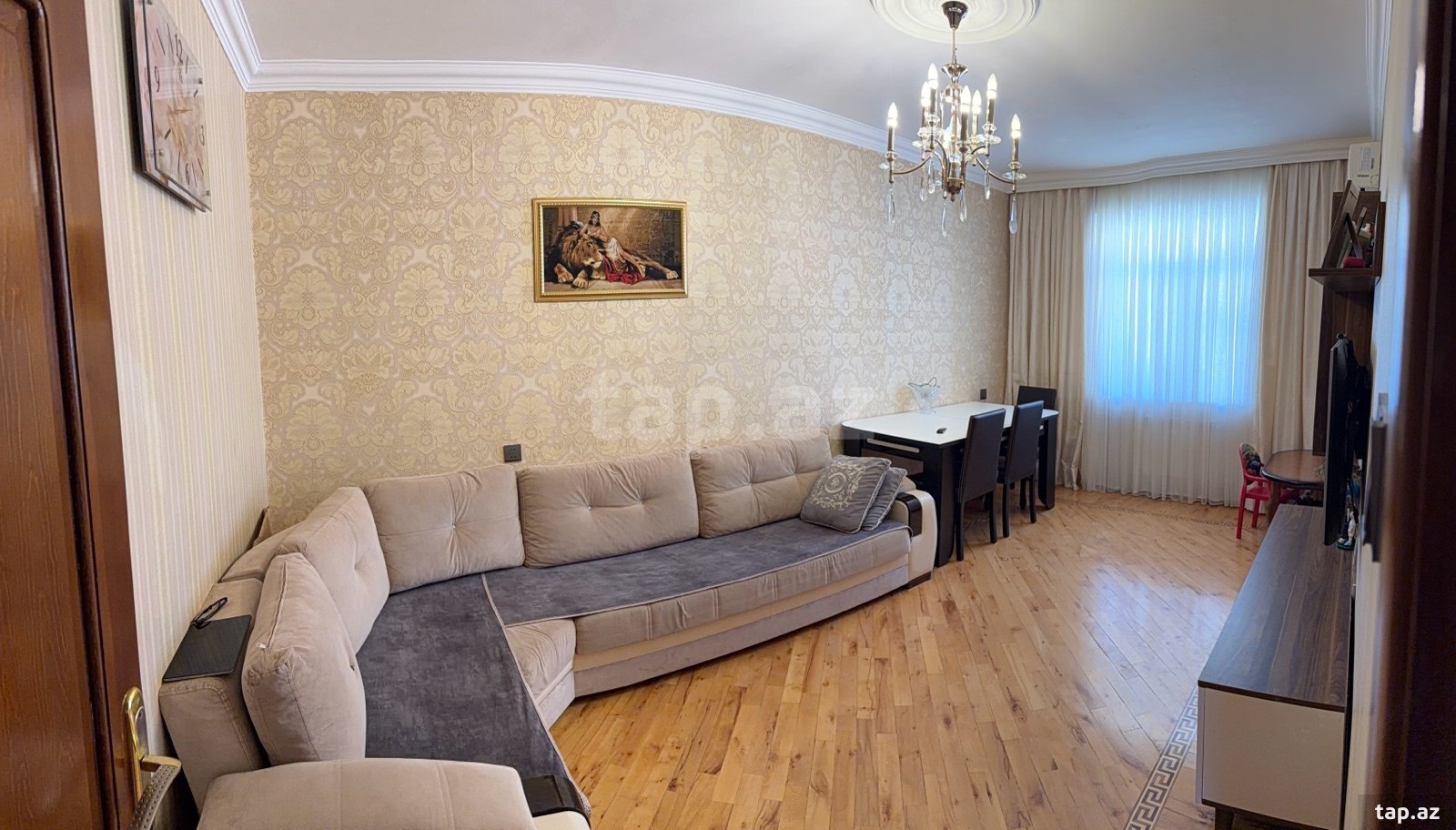 3-otaqlı mənzil, Həzi Aslanov m., 80 m²