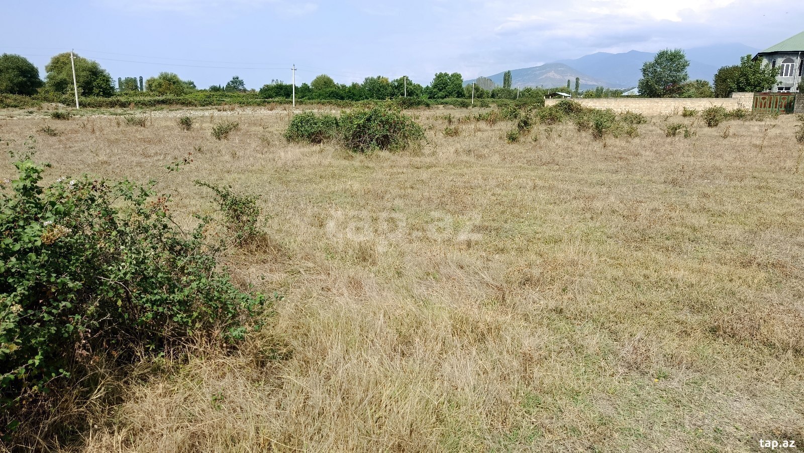 Torpaq satılır, Şəki