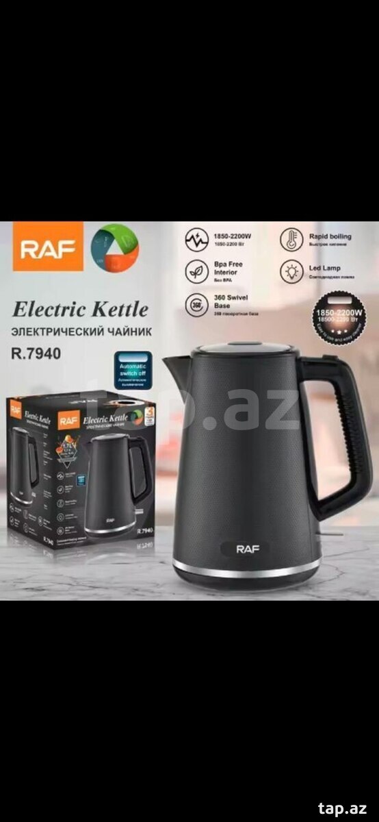 Raf elektrik çaydan