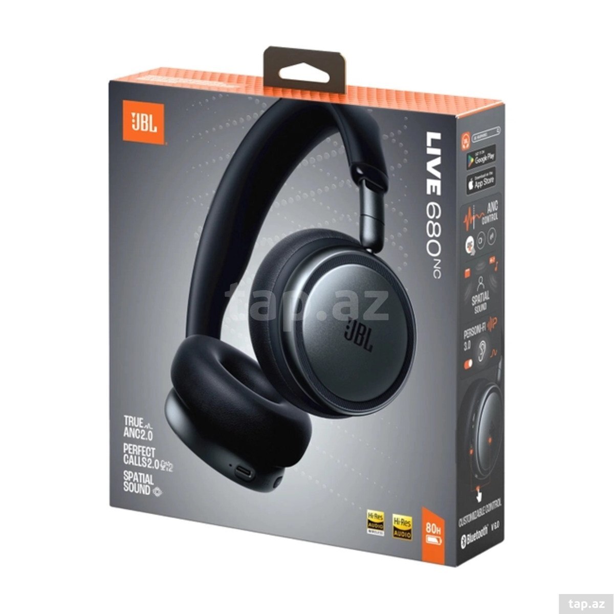 Simsiz qulaqlıq JBL Live 680NC Black