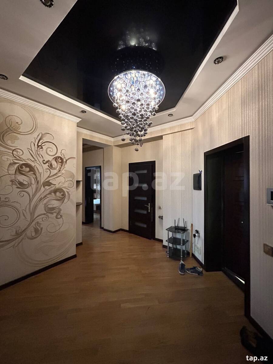 4-otaqlı yeni tikili kirayə verilir, N.Nərimanov m., 166 m²