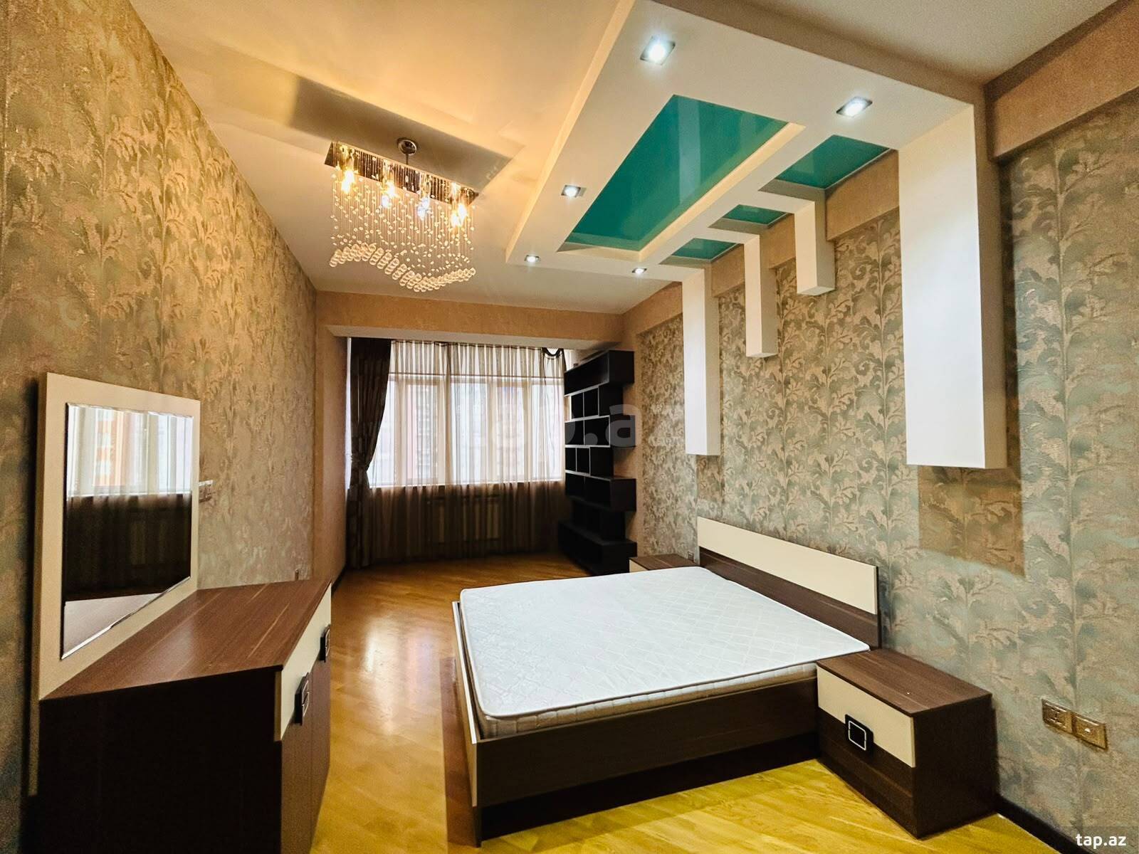 4-otaqlı yeni tikili kirayə verilir, N.Nərimanov m., 166 m²