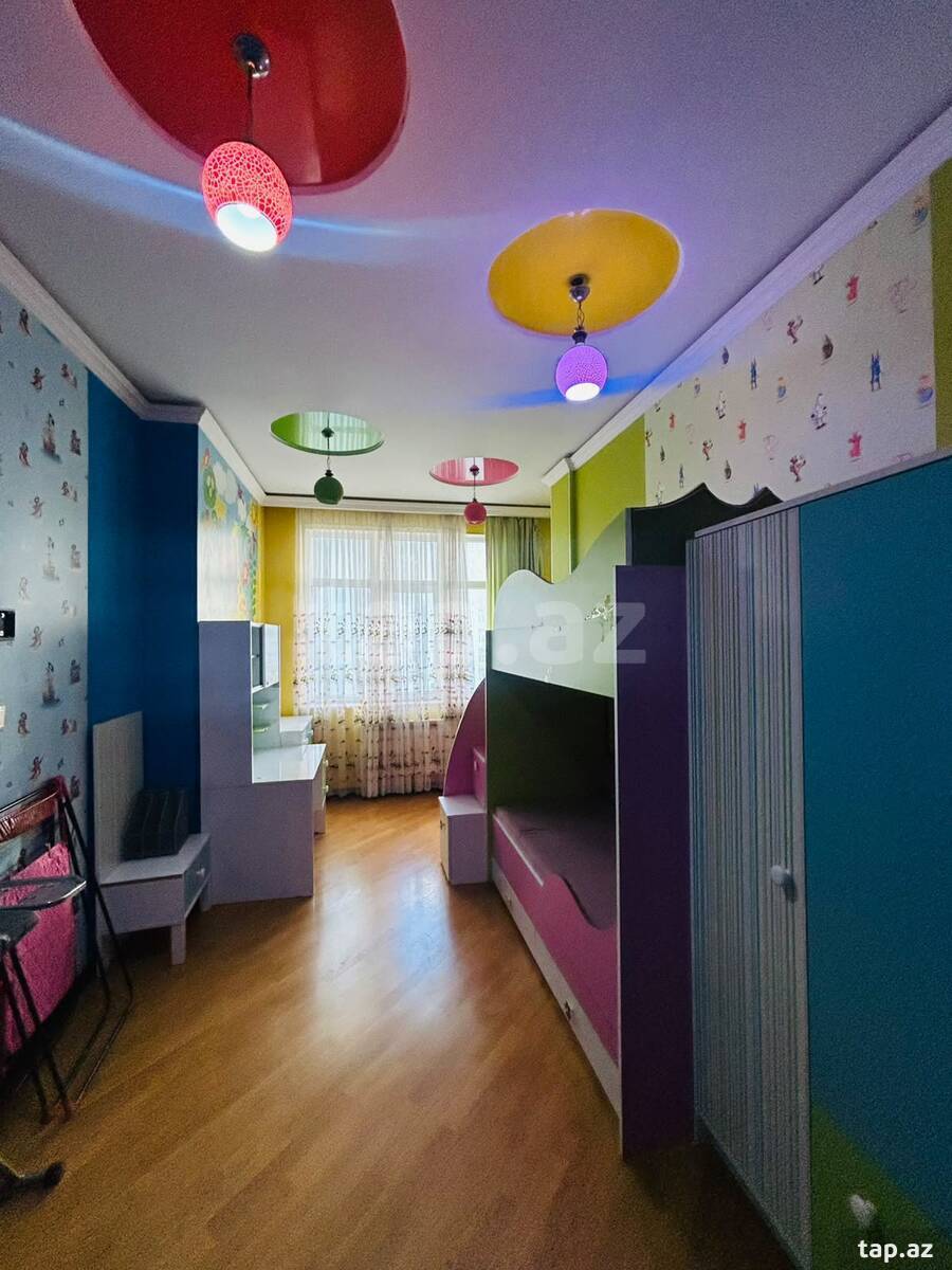 4-otaqlı yeni tikili kirayə verilir, N.Nərimanov m., 166 m²