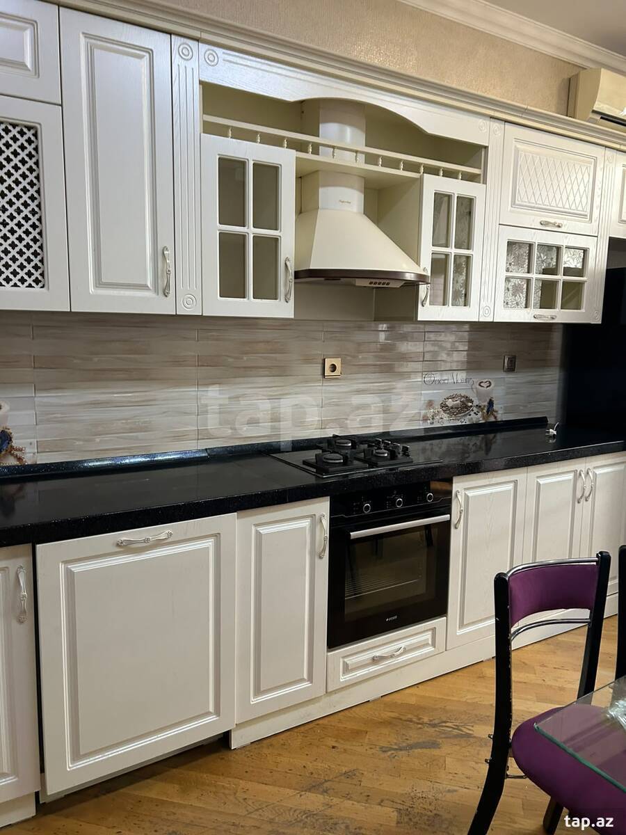 4-otaqlı yeni tikili kirayə verilir, N.Nərimanov m., 166 m²