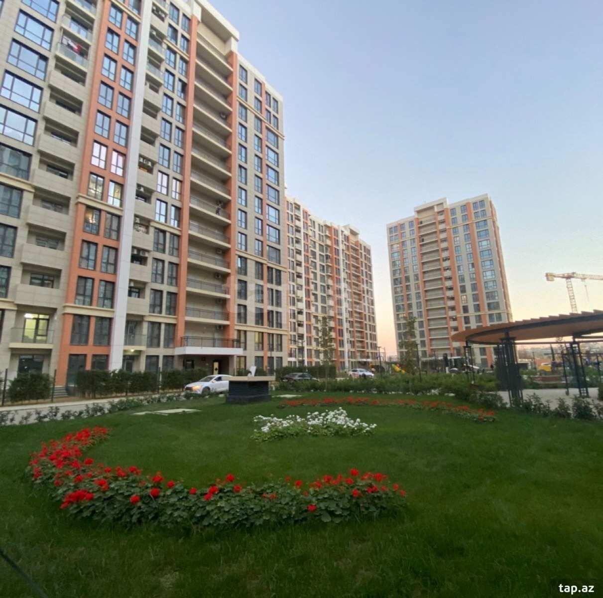 2-otaqlı yeni tikili, Yasamal r., 44 m²