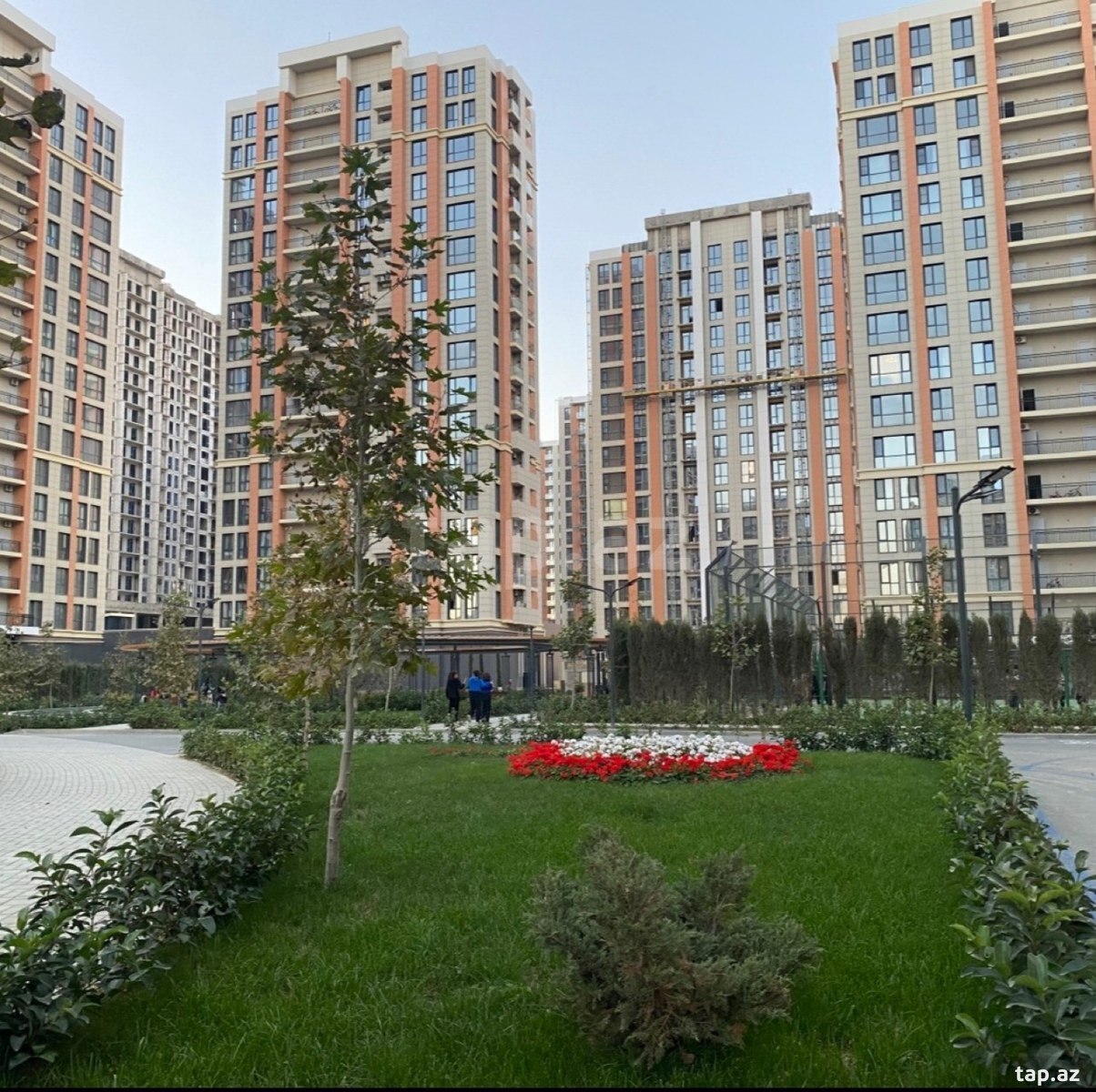 2-otaqlı yeni tikili, Yasamal r., 44 m²
