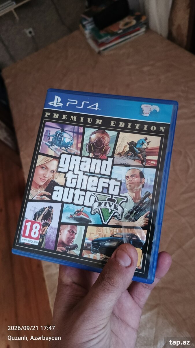 PS4 Grand Theft Auto V oyun diski