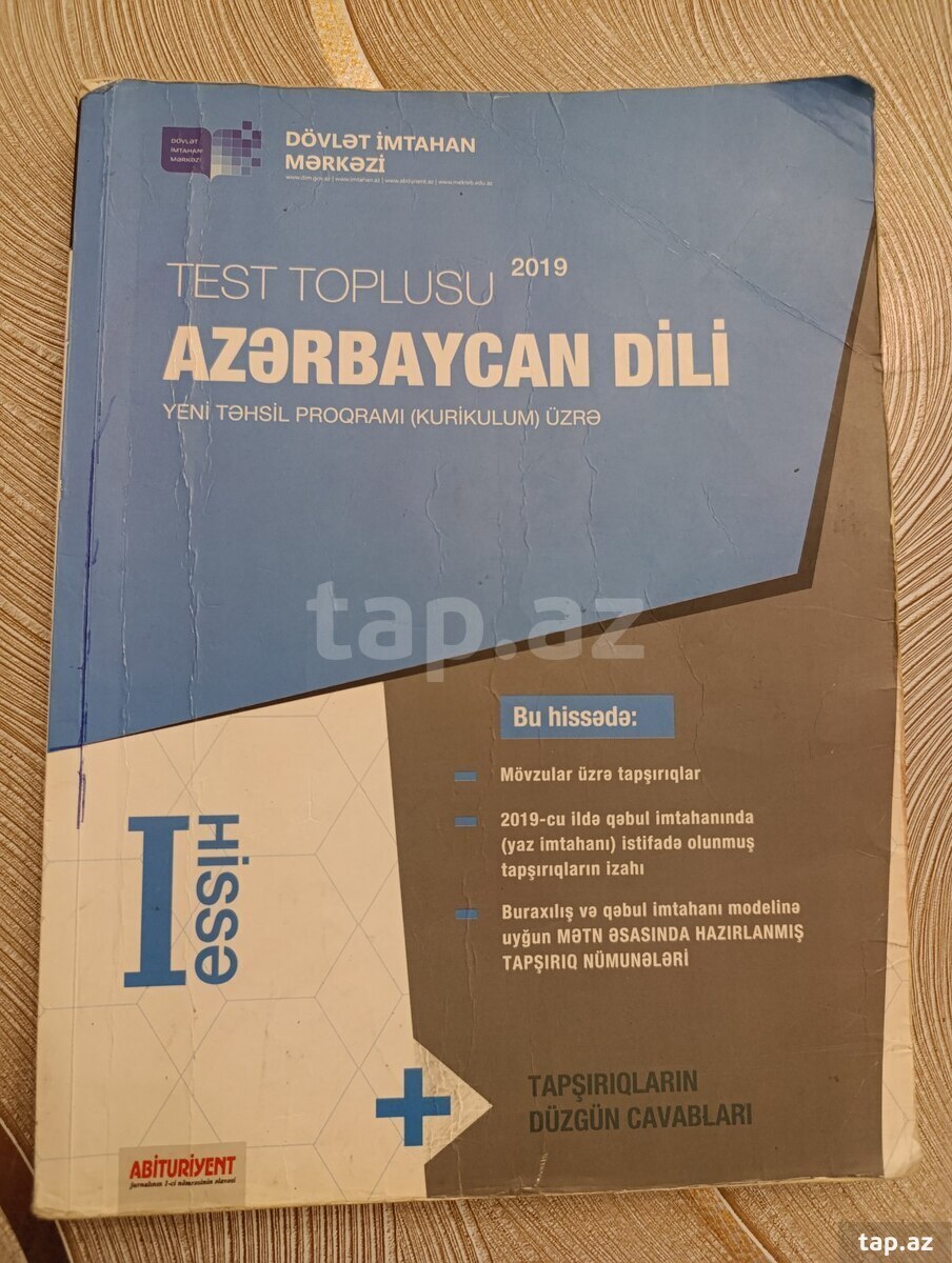 Test toplusu Azərbaycan dili