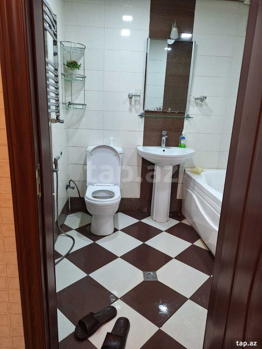 2-otaqlı yeni tikili kirayə verilir, N.Nərimanov m., 100 m²