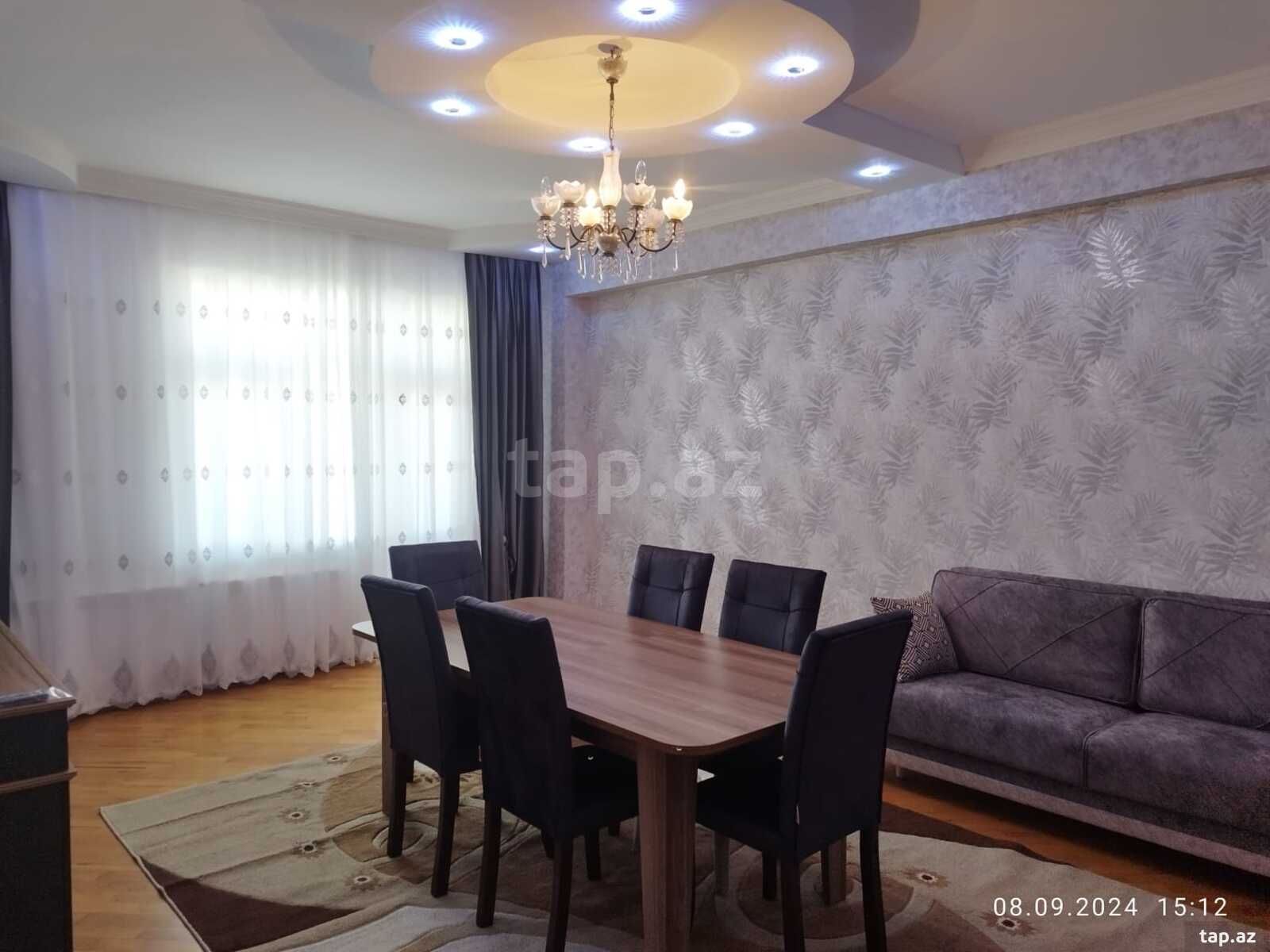 2-otaqlı yeni tikili kirayə verilir, N.Nərimanov m., 100 m²