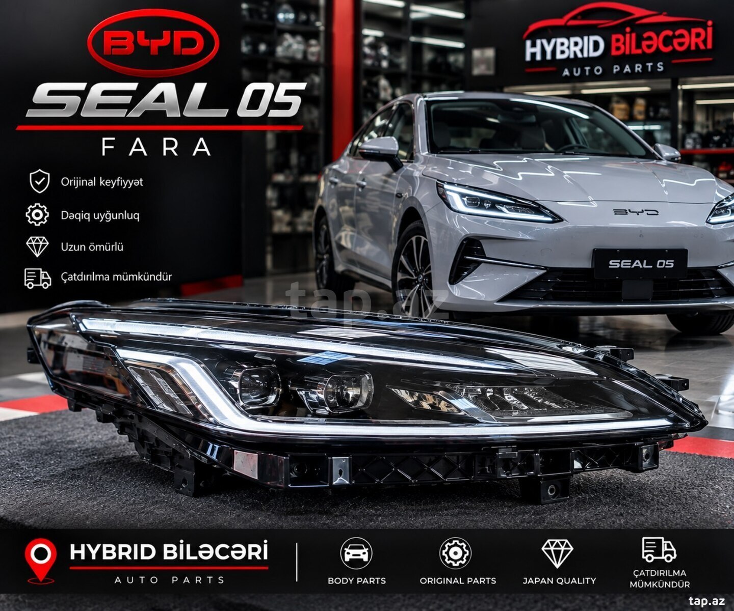BYD Seal 05 farası