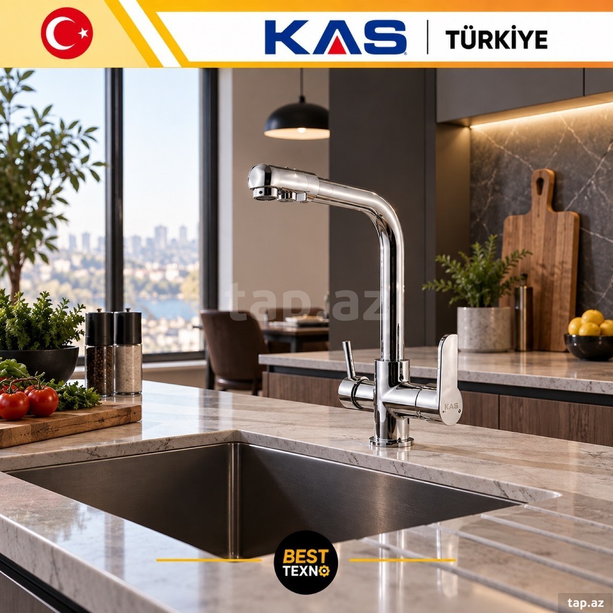 KAS su filtrli mətbəx bateriyası