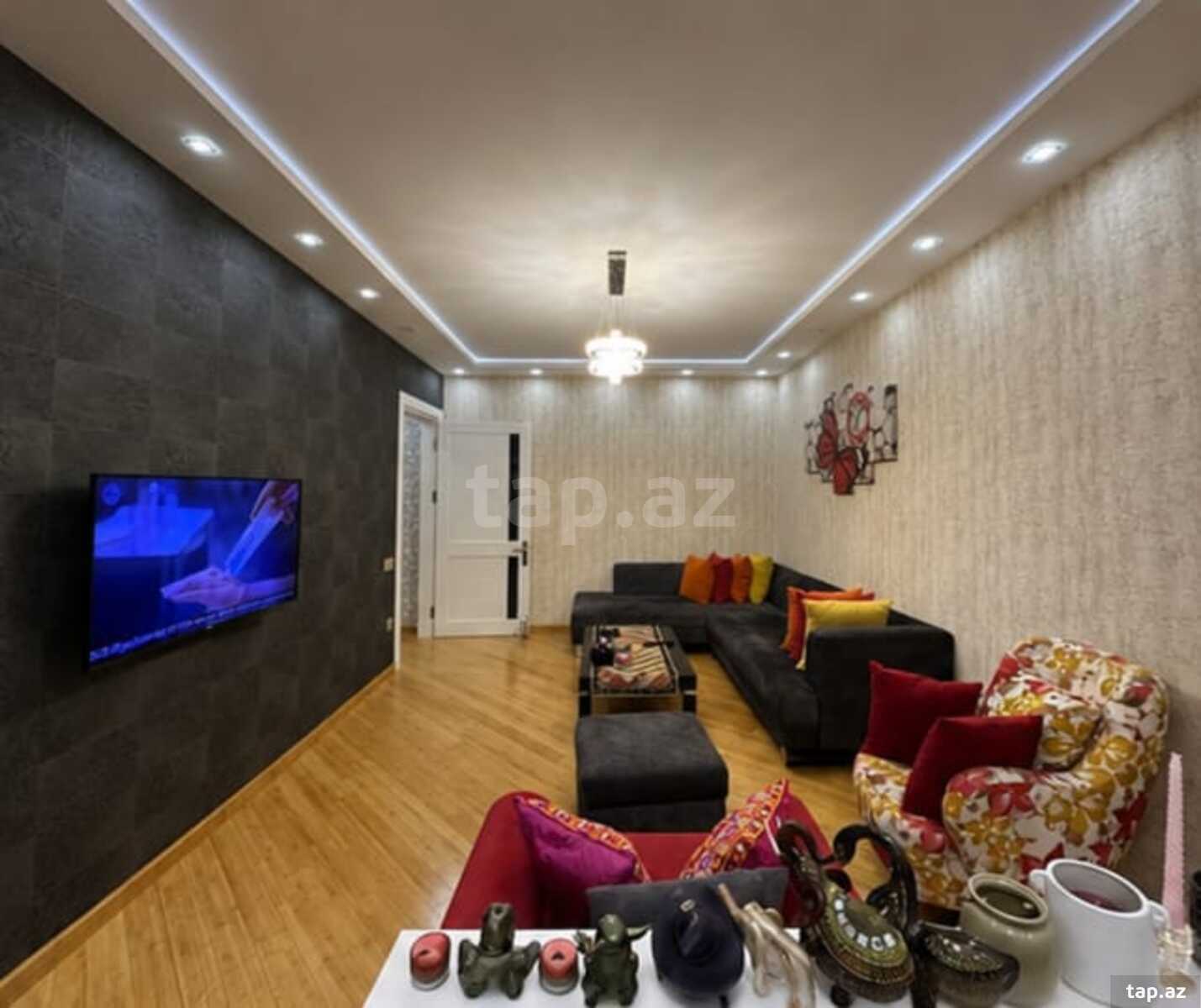 3-otaqlı yeni tikili, Əhmədli m., 96 m²