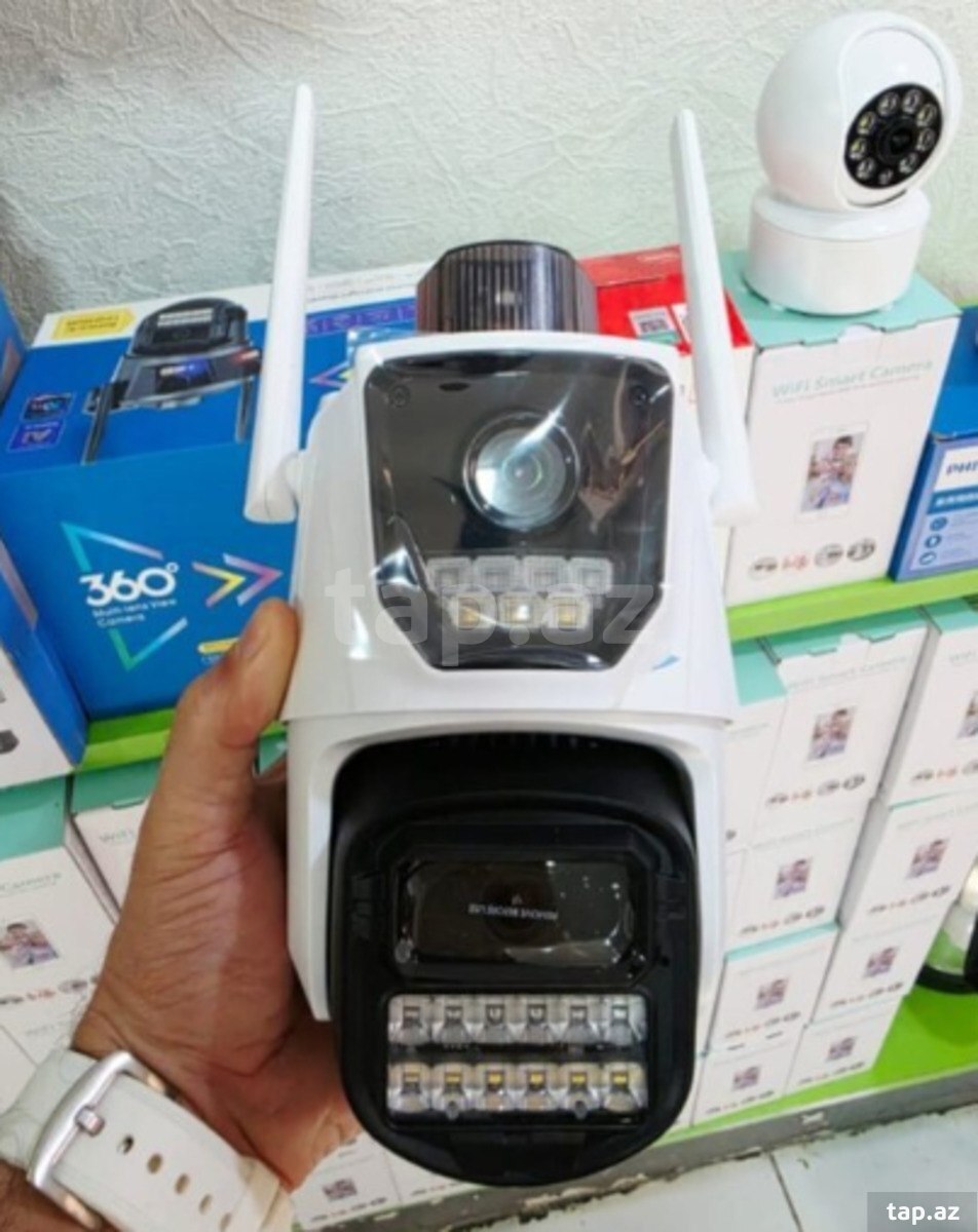 2 kamera günəş paneli 4G AI kamera 8mp/4k