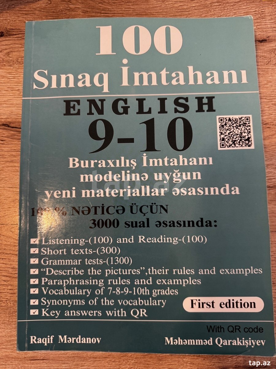 100 Sınaq imtahanı English 9-10