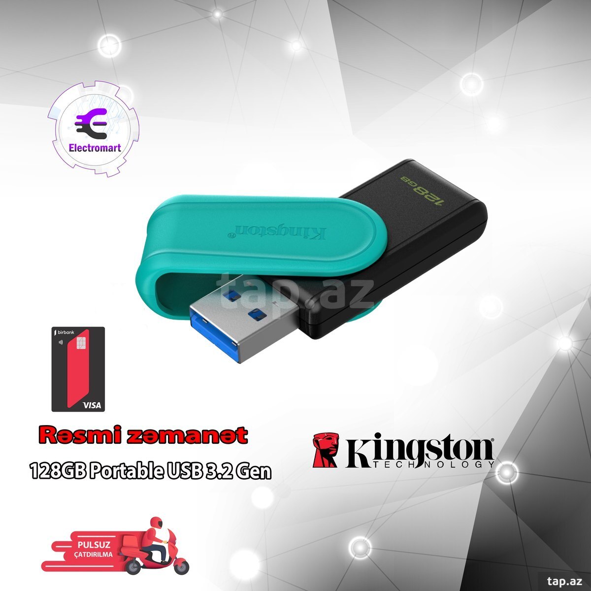 Flaş kart Kingston DataTraveler Exodia S 128GB