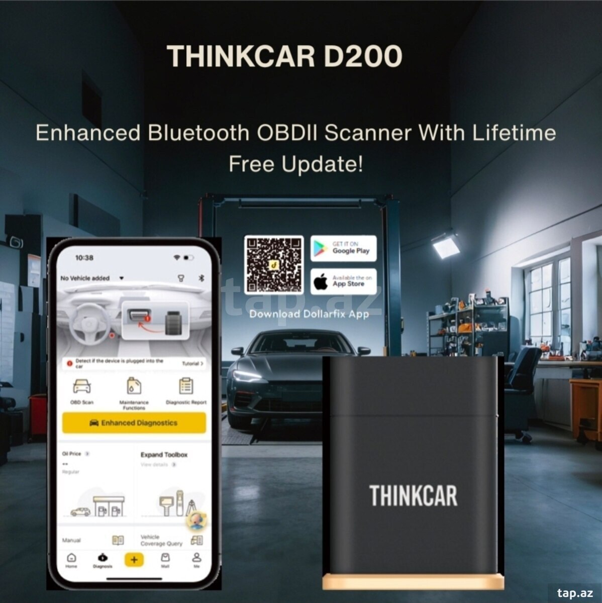 Thinkcar D200 OBD2 diaqnostika cihazı