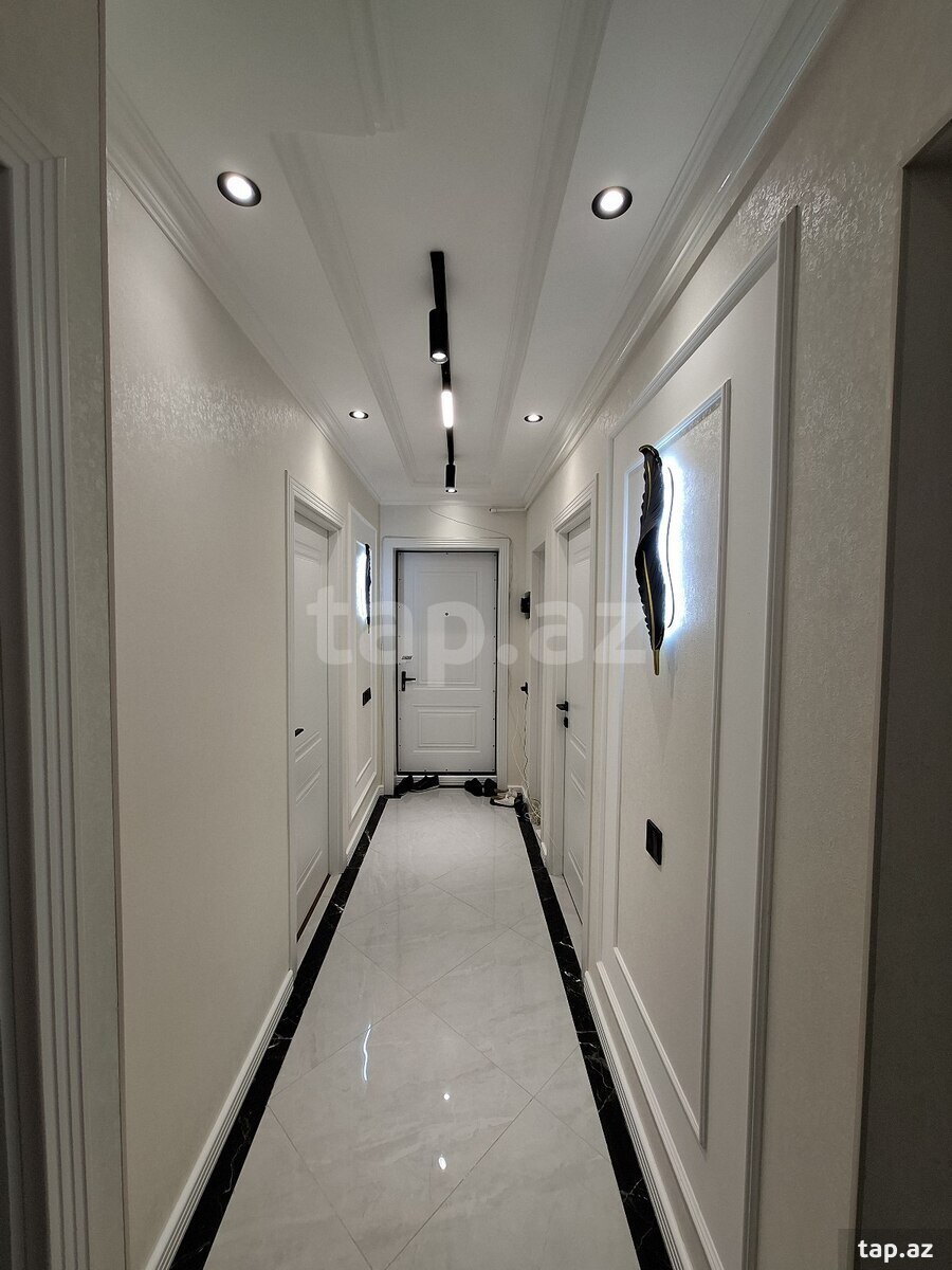 3-otaqlı mənzil, Qara Qarayev m., 90 m²