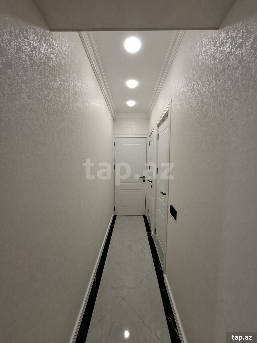 3-otaqlı mənzil, Qara Qarayev m., 90 m²