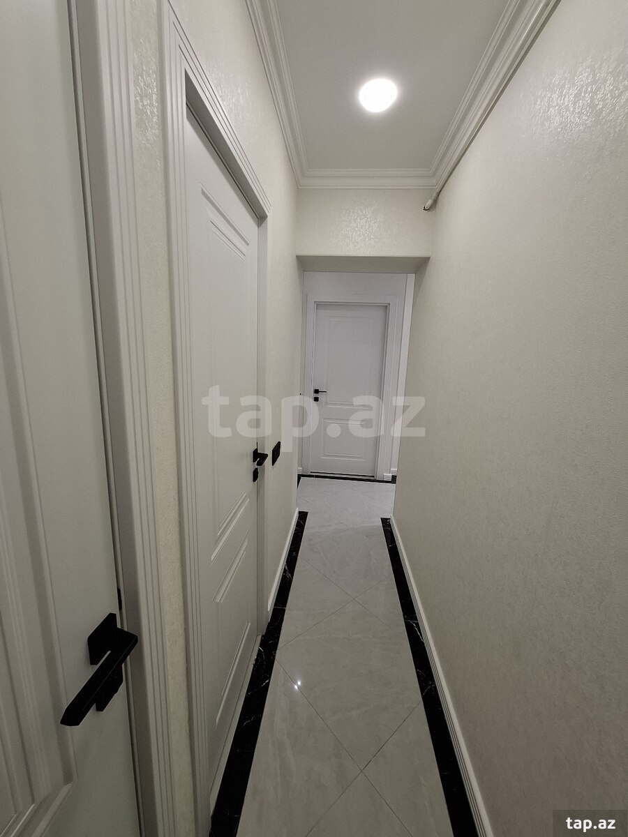 3-otaqlı mənzil, Qara Qarayev m., 90 m²