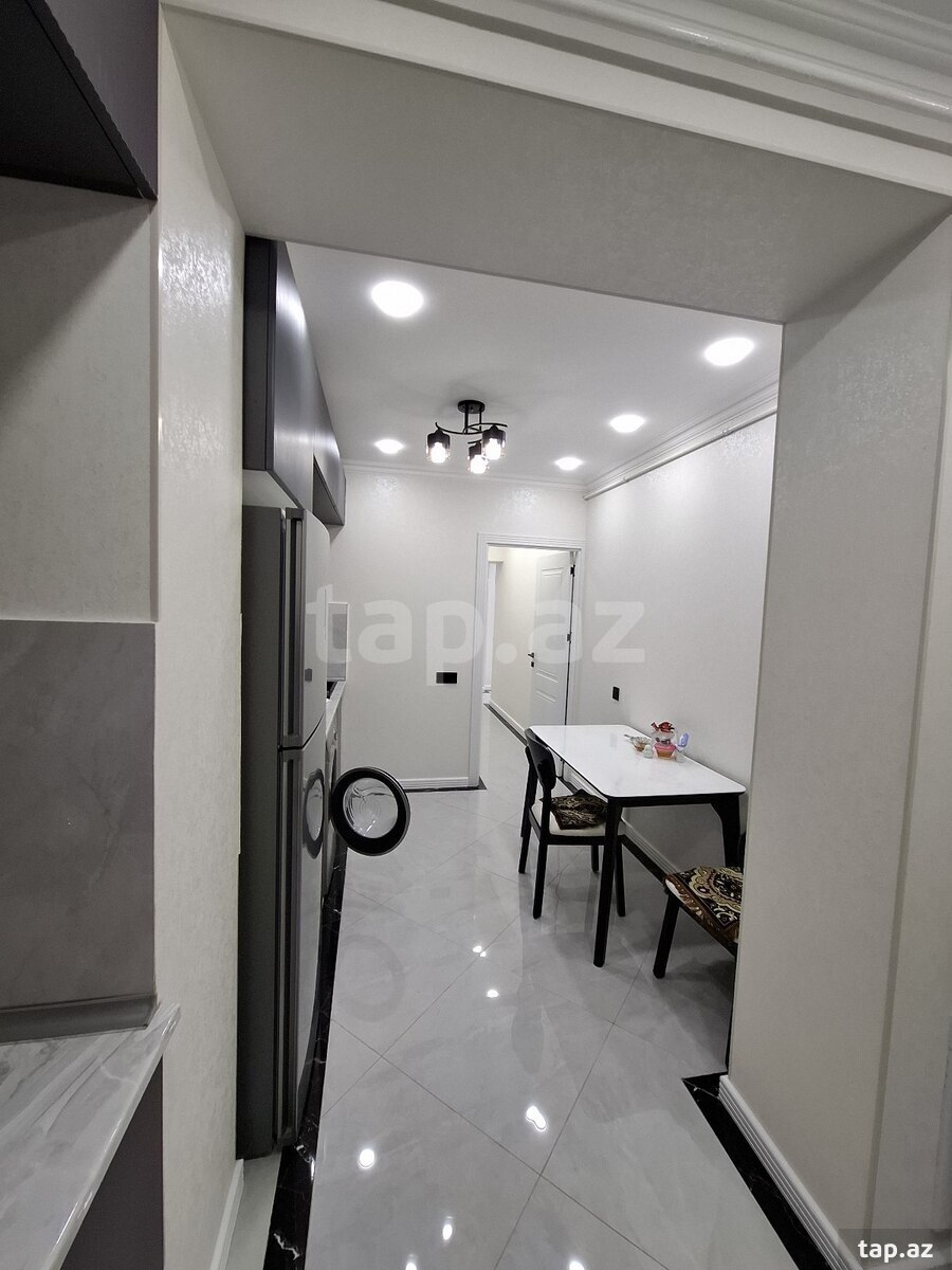 3-otaqlı mənzil, Qara Qarayev m., 90 m²
