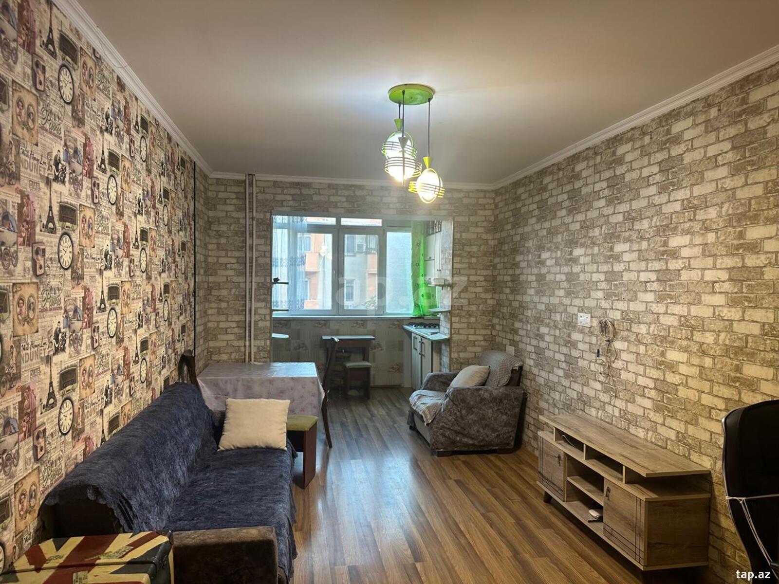 3-otaqlı mənzil, Həzi Aslanov m., 50 m²