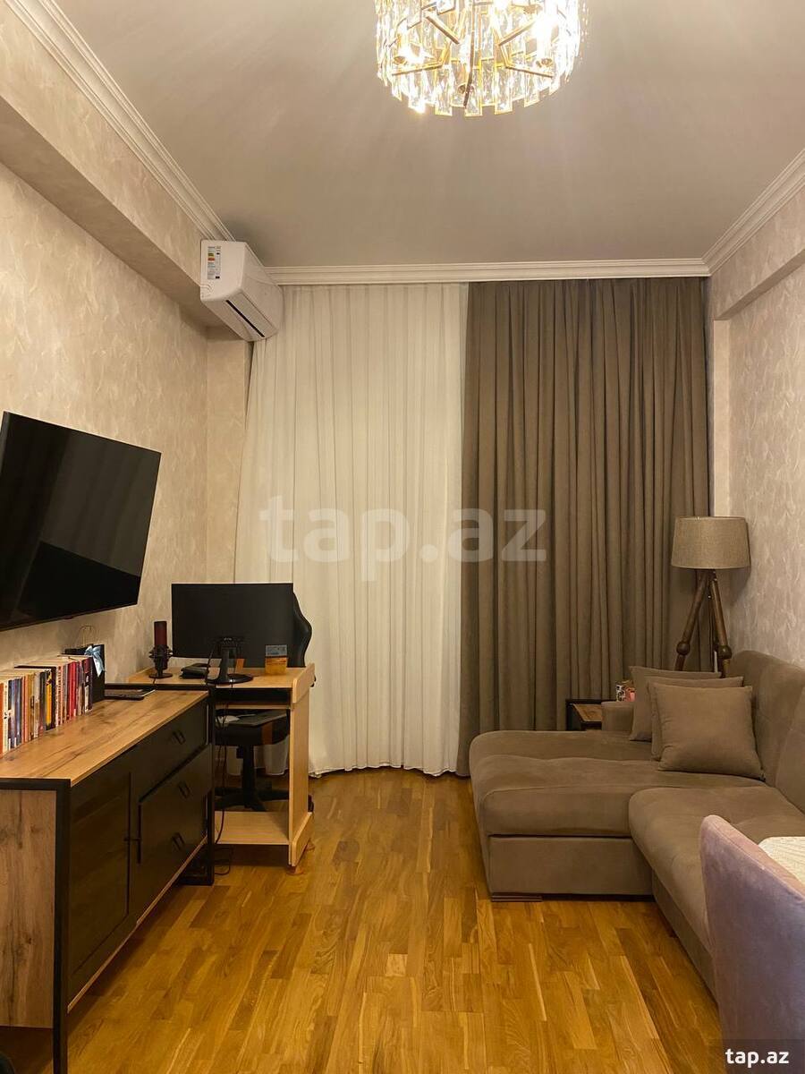2-otaqlı yeni tikili, Avtovağzal m., 50 m²