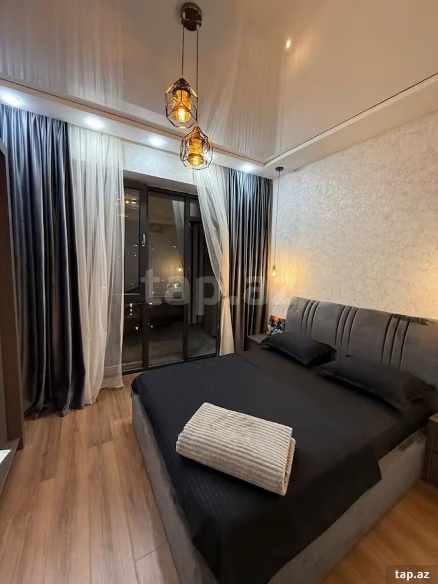 2-otaqlı yeni tikili kirayə verilir, Memar Əcəmi m., 85 m²