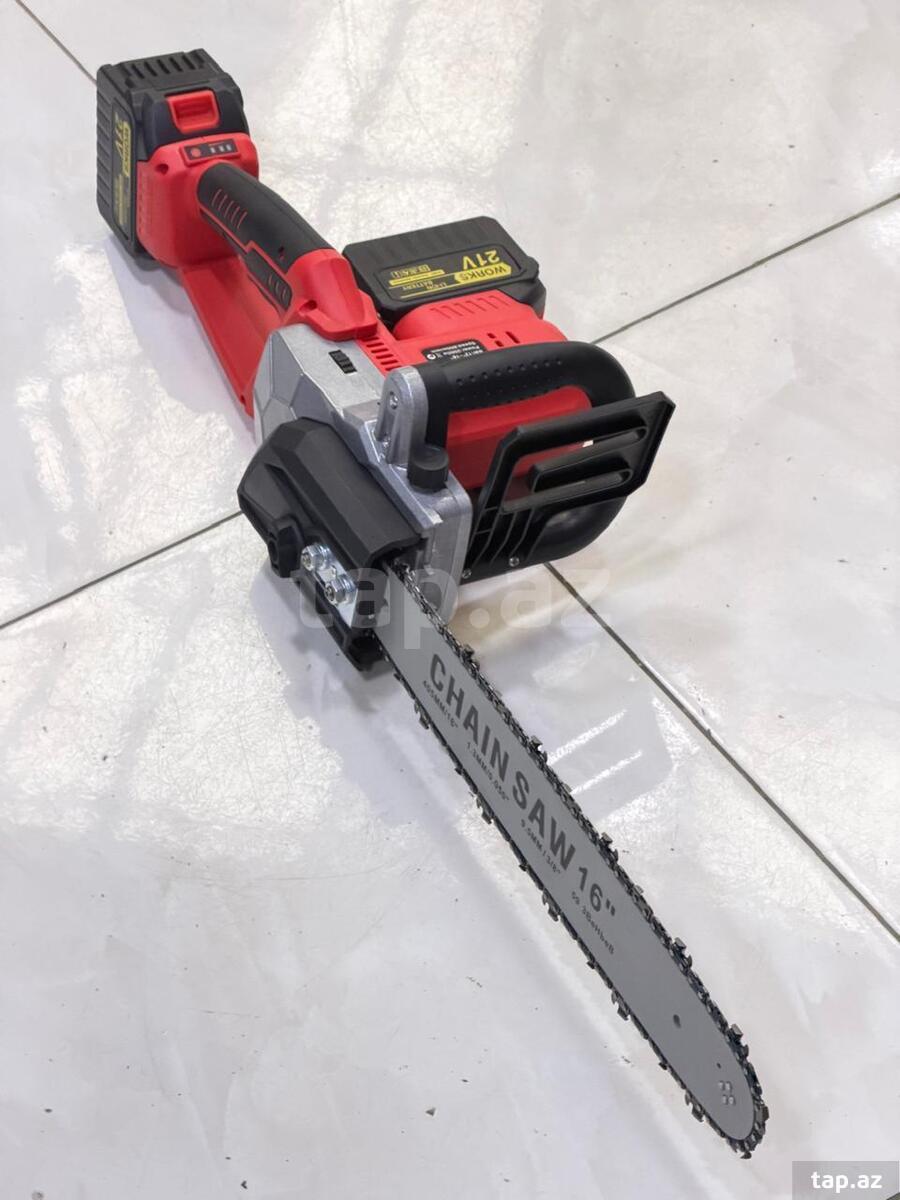 WORKS 21V akkumulyatorlu zəncirli mişar