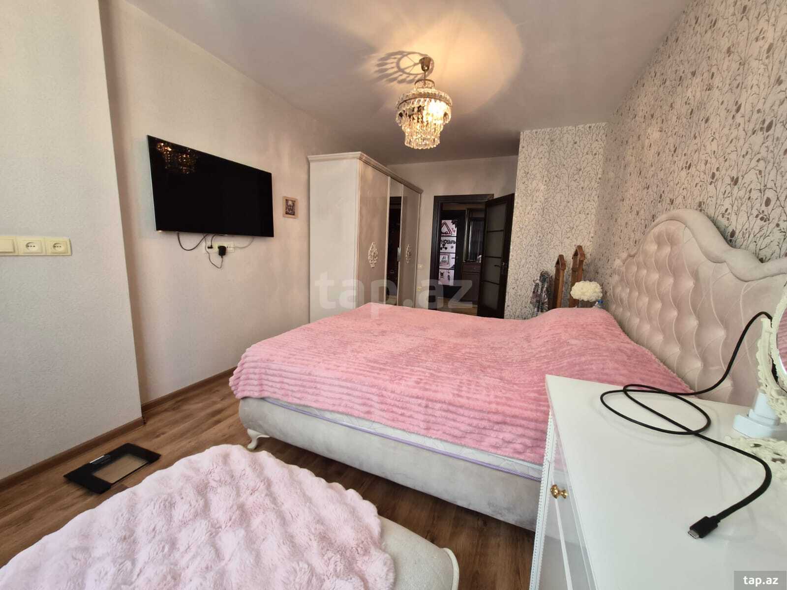 3-otaqlı mənzil, Həzi Aslanov m., 85 m²