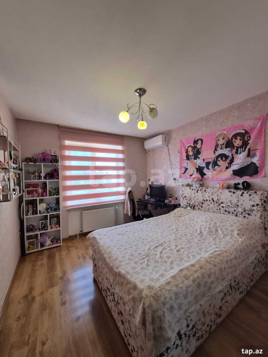 3-otaqlı mənzil, Həzi Aslanov m., 85 m²
