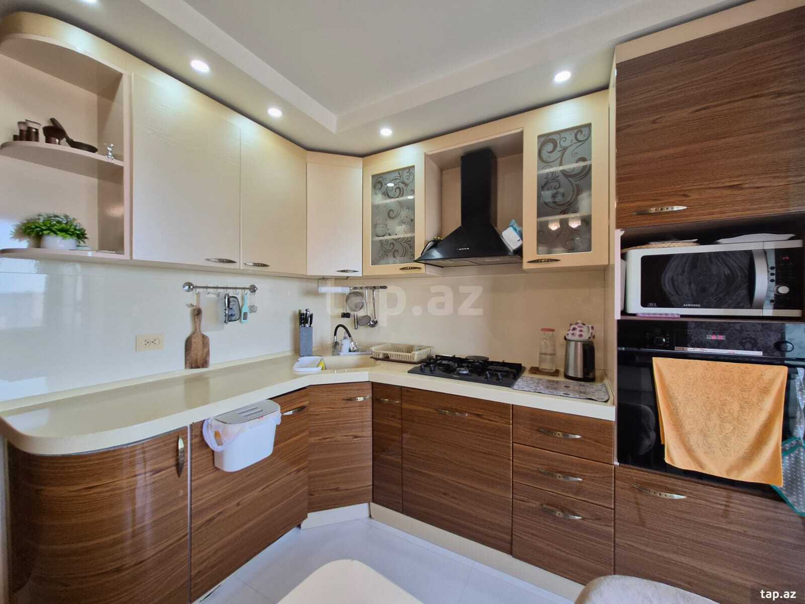 3-otaqlı mənzil, Həzi Aslanov m., 85 m²