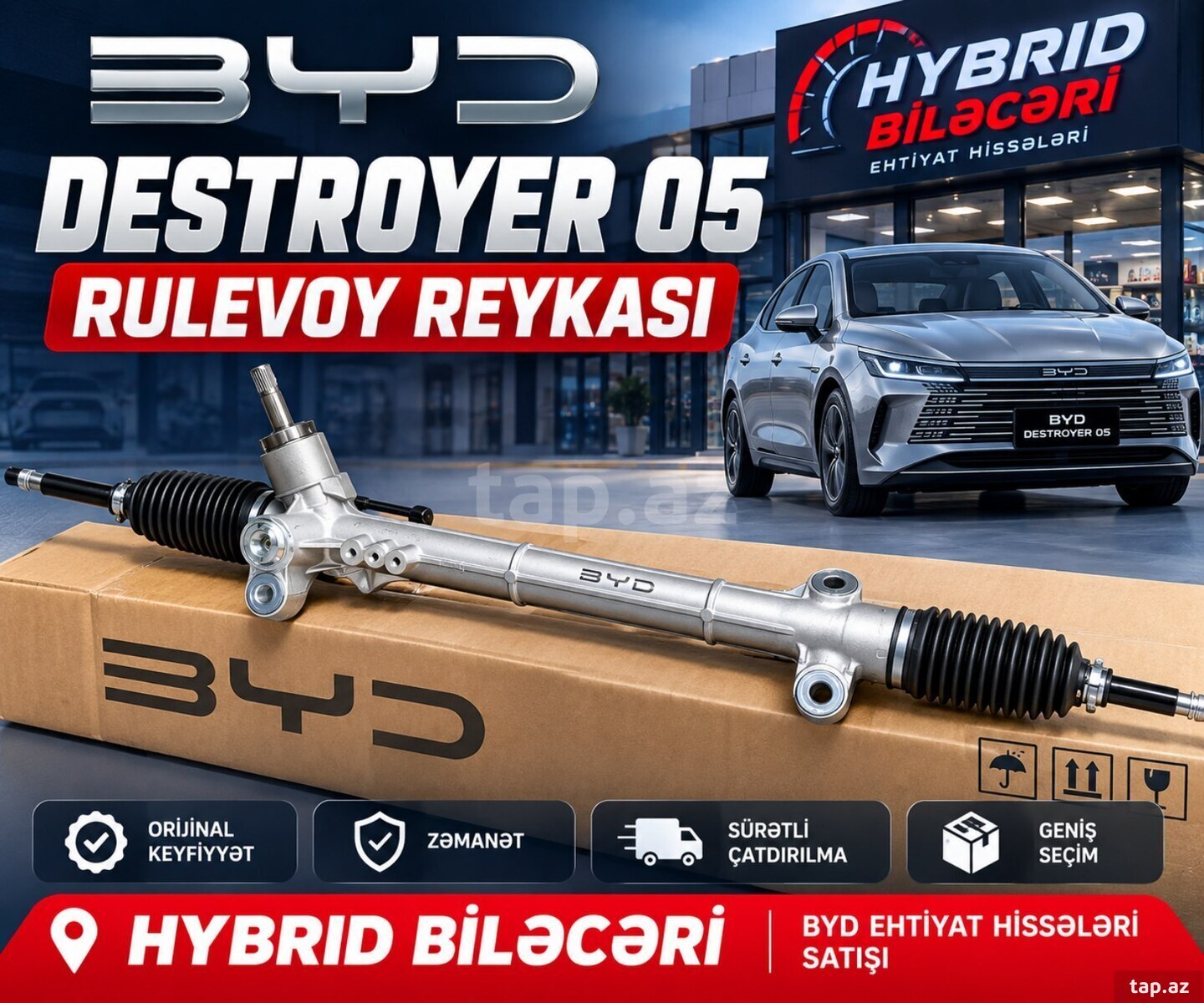 BYD Destroyer 05 sükan lingi