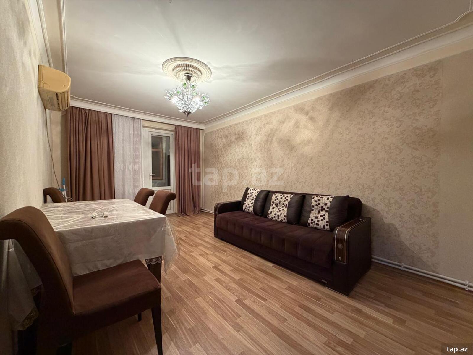 2-otaqlı mənzil kirayə verilir, Qara Qarayev m., 60 m²