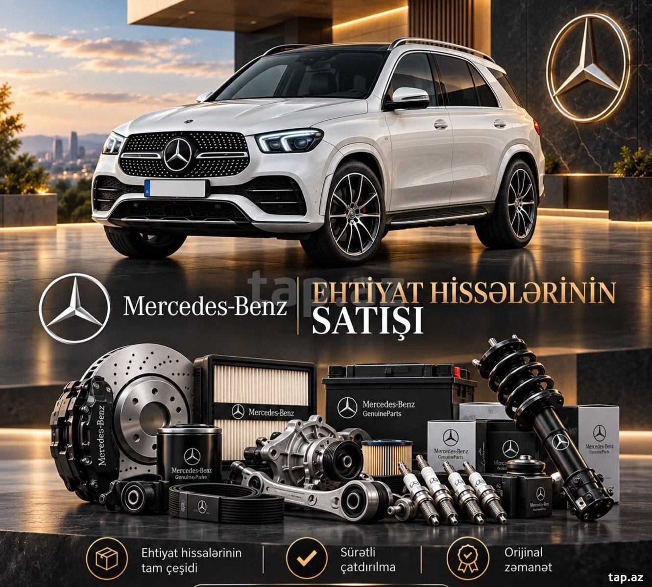 Mercedes ehtiyat hissələri