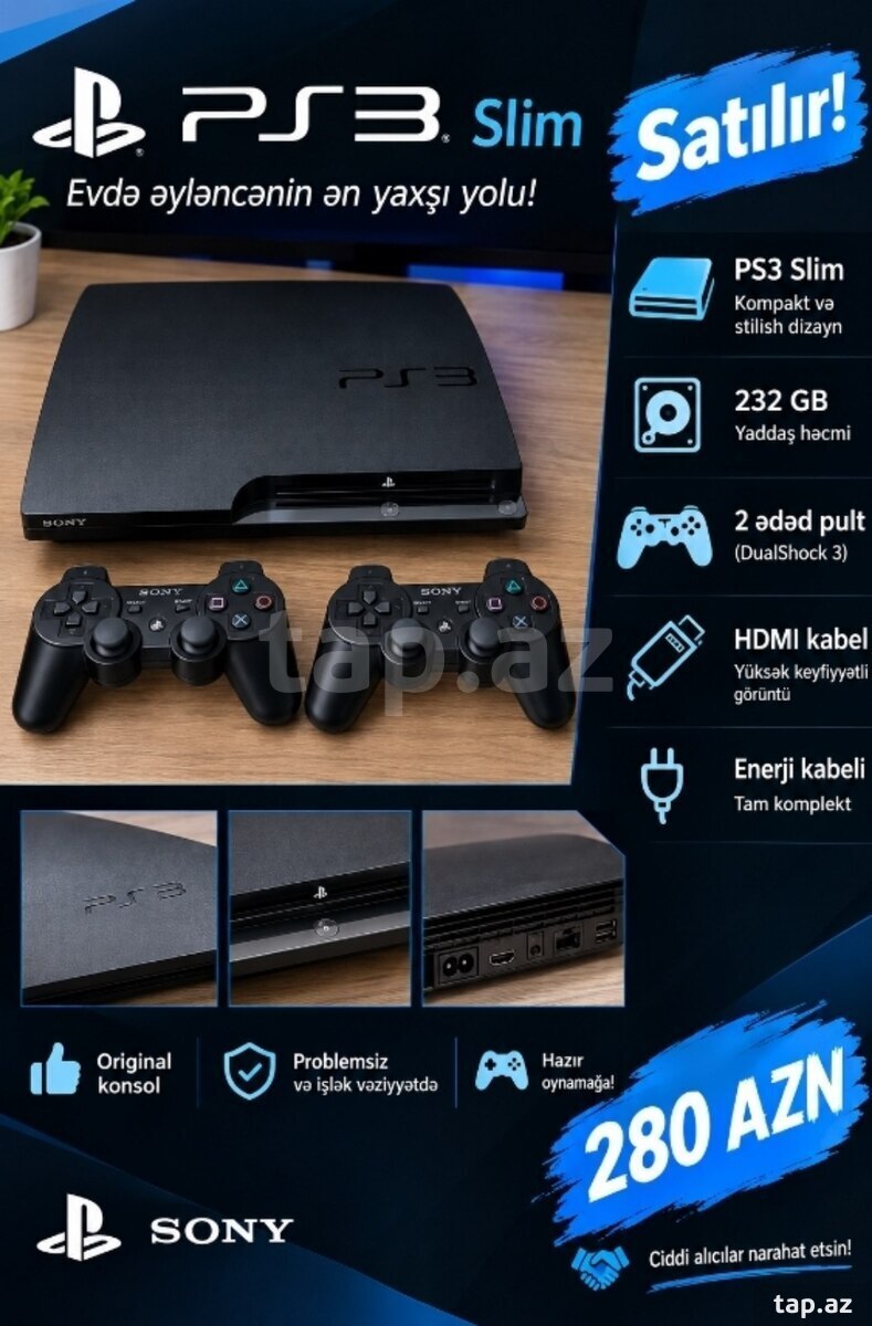Playstation 3 Slim 232 GB