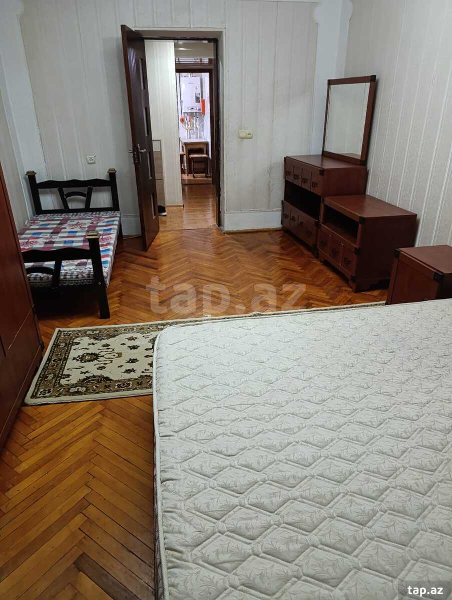 3-otaqlı mənzil kirayə verilir, N. Nərimanov m., 80 m²