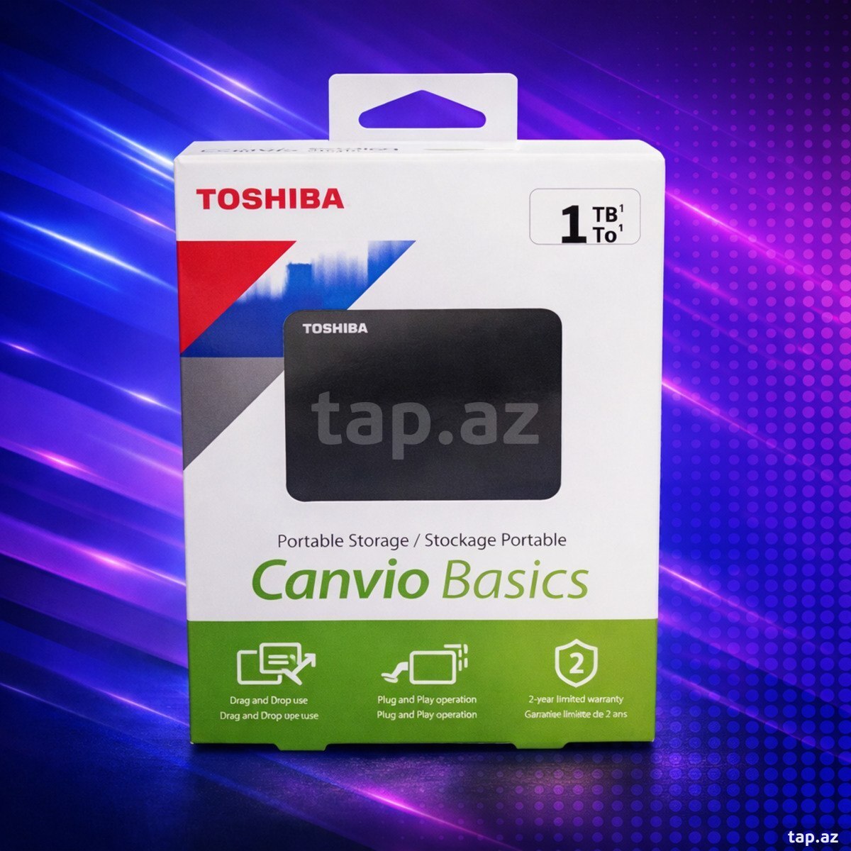 HDD External Toshiba Canivo 1TB