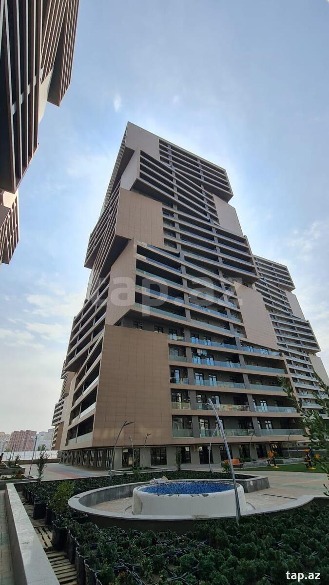 2-otaqlı yeni tikili, Yasamal r., 108 m²