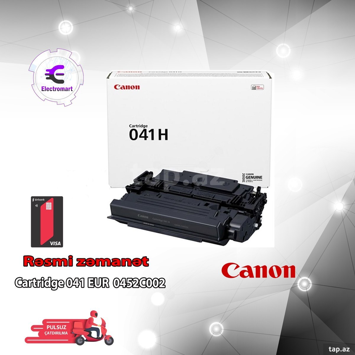 Kartric Canon Cartridge 041 EUR 0452C002