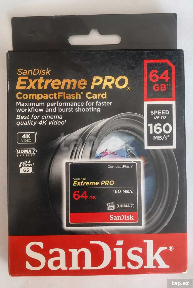 Card SanDisk Extreme PRO CompactFlash 64GB