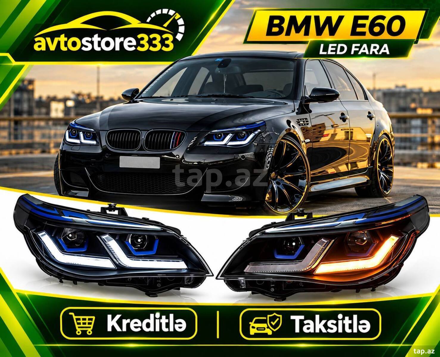 BMW E60 farası